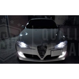 Luci di Posizione LED per Alfa Romeo 147 Restyling (05-10) | 2 Lampadine T10 W5W 6500K Bianco Ghiaccio | 100% CANBUS