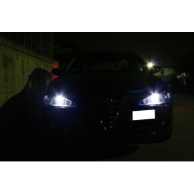 2x Bombillas LED Posición para Alfa Romeo 147 Facelift (05-10) | T10 W5W 6500K Blanco FRÍO | CANBUS No Errores