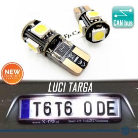 2x Bombillas LED Matrícula para Alfa Romeo 155, T10 W5W 6500K Blanco Frío, 100% CANBUS No Errores
