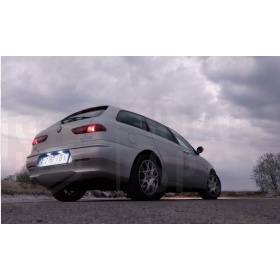 2x Bombillas LED Matrícula para Alfa Romeo 156, T10 W5W  6500K Blanco Frío, 100% CANBUS No Error