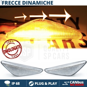 Intermitentes LED Secuenciales para BMW X3 X5 X6 Coches Homologados, Lente Blanca, CANBUS No Error