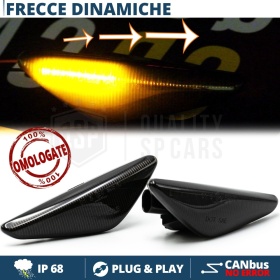 Intermitentes LED Secuenciales para BMW X3 X5 X6 Coches Homologados, Lente Negra, CANBUS No Error