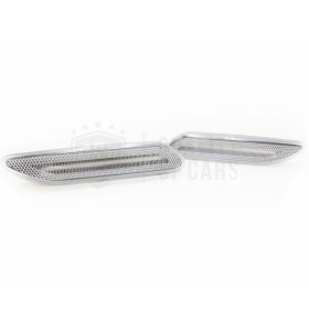 X2 Intermitentes LED Secuenciales para MINI R60 R61 Homologados, Lente Blanca, CANBUS No Error