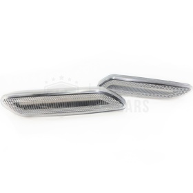 X2 Intermitentes LED Secuenciales para MINI R60 R61 Homologados, Lente Blanca, CANBUS No Error