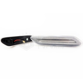 X2 Intermitentes LED Secuenciales para MINI R60 R61 Homologados, Lente Blanca, CANBUS No Error