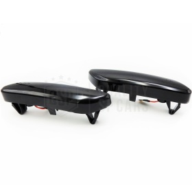 X2 Intermitentes LED Secuenciales para MINI R60 R61 Homologados, Lente Negra, CANBUS No Error