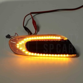 X2 Intermitentes LED Secuenciales para MINI COOPER F55 F56 F57 (13-22) | Homologados, Lente Blanca, CANBUS No Error