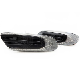 X2 Intermitentes LED Secuenciales para MINI COOPER F55 F56 F57 (13-22) | Homologados, Lente Blanca, CANBUS No Error