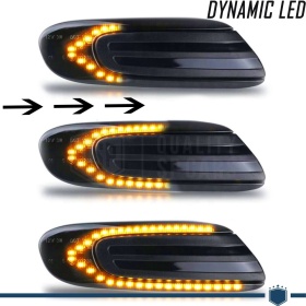 X2 Intermitentes Negra LED Secuenciales para MINI COOPER F55 F56 F57 (13-22) | Homologados, CANBUS No Error