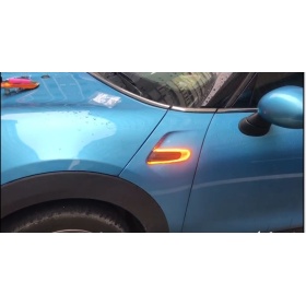 X2 Intermitentes Negra LED Secuenciales para MINI COOPER F55 F56 F57 (13-22) | Homologados, CANBUS No Error