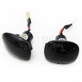 Black Sequential Dynamic LED Side Markers for AUDI A3, A4, A8, E-Approved, Canbus No Error