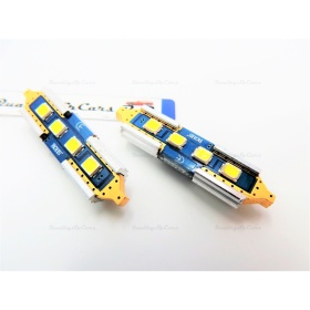 LED LICENSE PLATE Light for Alfa Romeo Spider Duetto (66-94) | 2pcs FESTON LED Bulbs 36 mm (C5W) | 6500K ICE White Canbus ERROR FREE