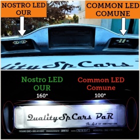 LED LICENSE PLATE Light for Alfa Romeo Spider Duetto (66-94) | 2pcs FESTON LED Bulbs 36 mm (C5W) | 6500K ICE White Canbus ERROR FREE