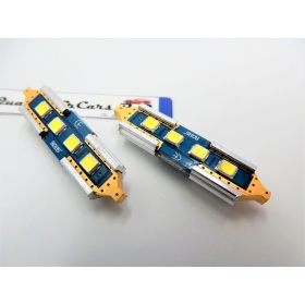 LED LICENSE PLATE Light for Alfa Romeo Spider Duetto (66-94) | 2pcs FESTON LED Bulbs 36 mm (C5W) | 6500K ICE White Canbus ERROR FREE