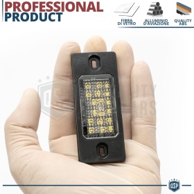 2 Luces de Matricula LED para VW Passat B5 Variant Facelift (01-05) | 100% CANbus, 18 LED 6500K Blanco Frío, Plug & Play