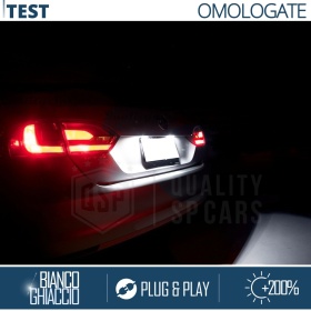 2 Luces de Matricula LED para VW Jetta A6 (10-18) | 100% CANbus, 18 LED 6.500K Blanco Frío | Plug & Play