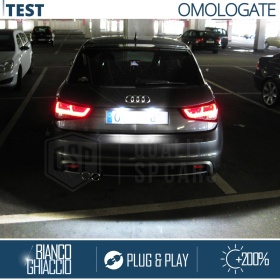 2 Luces de Matricula LED para AUDI A1 (10-14) | 100% CANbus, 18 LED 6.500K Blanco Frío | Plug & Play