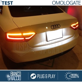 2 Luces de Matricula LED para AUDI A5 8T3 (07-11) | 100% CANbus, 18 LED 6.500K Blanco Frío | Plug & Play