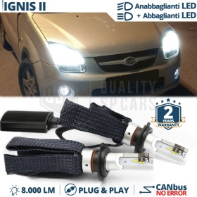 Kit LED H4 para SUZUKI IGNIS 2 Luces de Cruce + Carretera | 6500K 8000LM CANbus