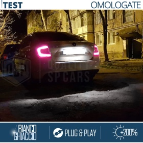 2 Luces de Matricula LED para Skoda Rapid (12-18) | 100% CANbus, 18 LED 6.500K Blanco Frío | Plug & Play