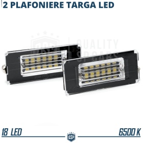 2 Luces de Matricula Led para MINI COOPER R56, R57 (06-13) | Canbus 18 Led 6.500K Blanco Frío, Plug & Play