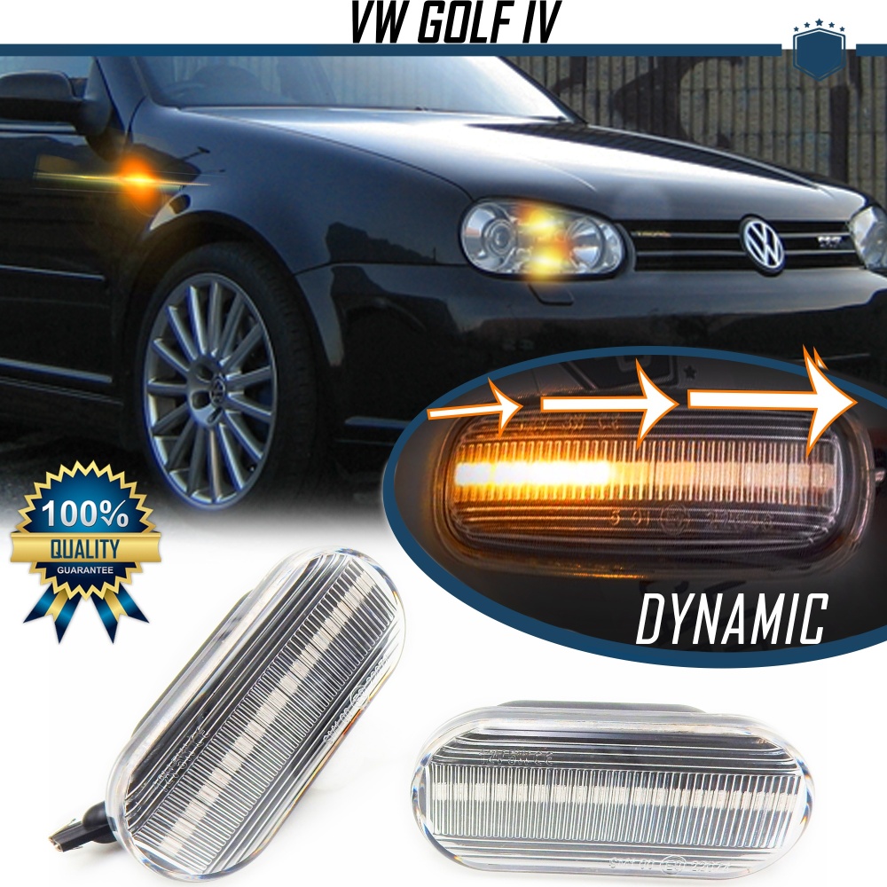 X2 Intermitentes LED Secuenciales para VW GOLF 4 (97-06) | Homologados, CANBUS No Error X2 Intermitentes LED Secuenciales para VW GOLF 4 (97-06) | Homologados, CANBUS No Error