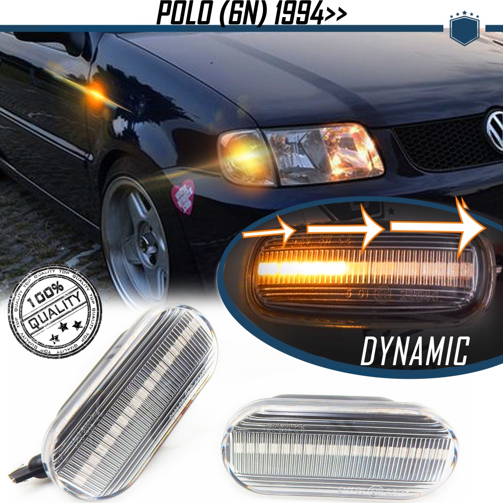 X2 Intermitentes LED Secuenciales para VW POLO 6N (94-02) | Homologados, CANBUS No Error X2 Intermitentes LED Secuenciales para VW POLO 6N (94-02) | Homologados, CANBUS No Error