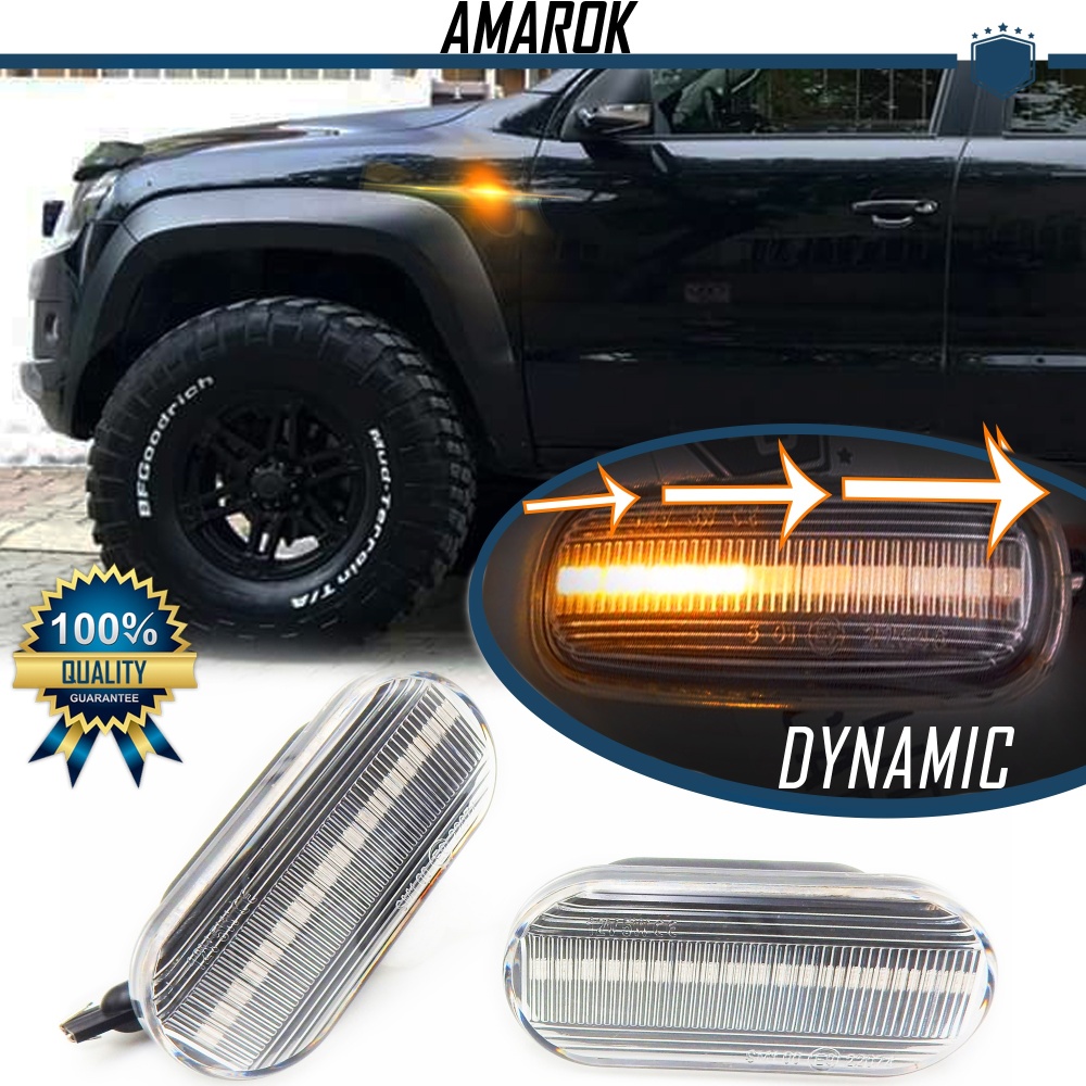 X2 Intermitentes LED Secuenciales para VW AMAROK (2010-) | Homologados, CANBUS No Error X2 Intermitentes LED Secuenciales para VW AMAROK (2010-) | Homologados, CANBUS No Error