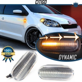 X2 Intermitentes LED Secuenciales para SKODA CITIGO (2011-) | Homologados, CANBUS No Error