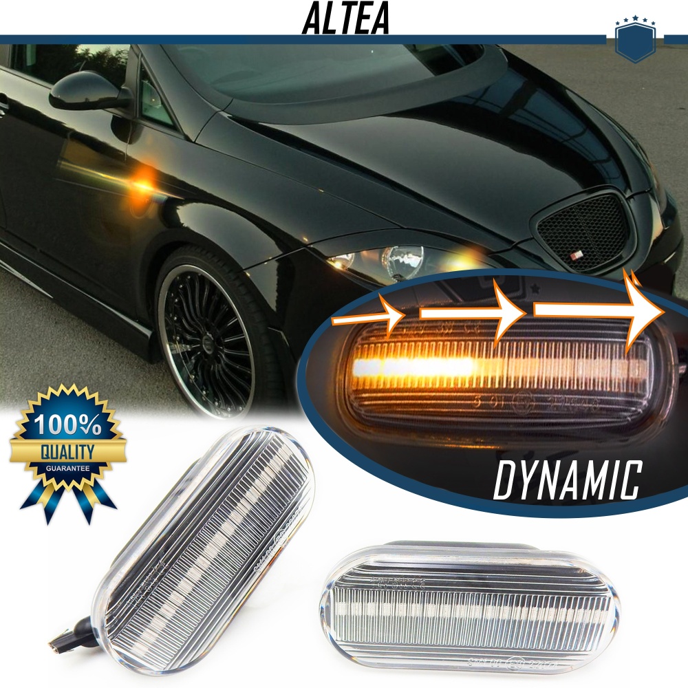 X2 Intermitentes LED Secuenciales para SEAT ALTEA, ALTEA XL (04-15) | Homologados, CANBUS No Error X2 Intermitentes LED Secuenciales para SEAT ALTEA, ALTEA XL (04-15) | Homologados, CANBUS No Error