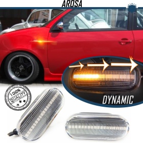 X2 Clignotants LED Dynamiques Sequentiels pour SEAT AROSA (97-04) | Homologués, CANBUS No Erreur