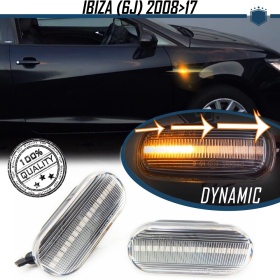 X2 Intermitentes LED Secuenciales para SEAT IBIZA 6J (08-17) | Homologados, CANBUS No Error