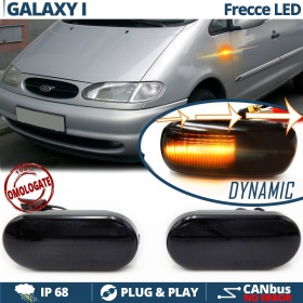 X2 Intermitentes LED Secuenciales para FORD GALAXY MK1 (95-06) | Homologados, CANBUS No Error, Lente NEGRA