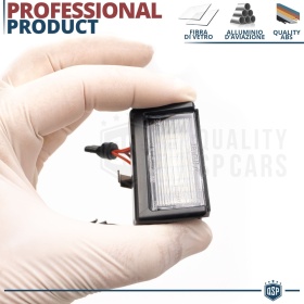 2 Luces de Matricula LED para MERCEDES ML, GL CANBUS 18 LED 6.500K BLANCO FRIO Plug & Play