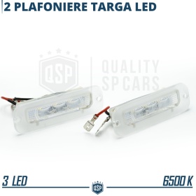 2 Luces de Matricula LED para MERCEDES G W463 CANBUS 18 LED 6.500K BLANCO FRIO Plug & Play