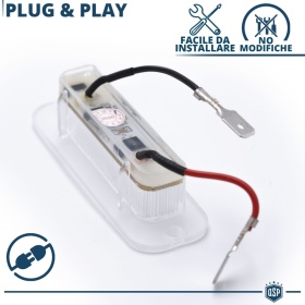 2 Luces de Matricula LED para MERCEDES G W463 CANBUS 18 LED 6.500K BLANCO FRIO Plug & Play