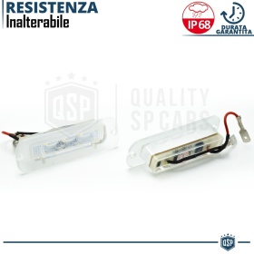 2 Luces de Matricula LED para MERCEDES G W463 CANBUS 18 LED 6.500K BLANCO FRIO Plug & Play