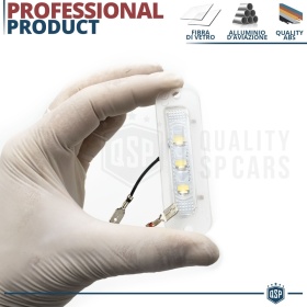 2 Luces de Matricula LED para MERCEDES G W463 CANBUS 18 LED 6.500K BLANCO FRIO Plug & Play