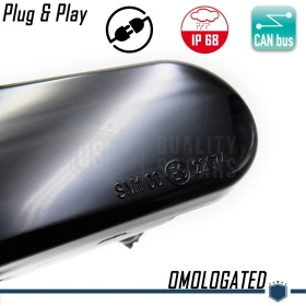 X2 Intermitentes LED Secuenciales para VW UP (2011-) | Homologados, CANBUS No Error, Lente NEGRA