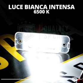 2 Luces de Matricula LED para MERCEDES Clase R, ML, GL CANBUS 18 LED 6.500K BLANCO FRIO Plug & Play