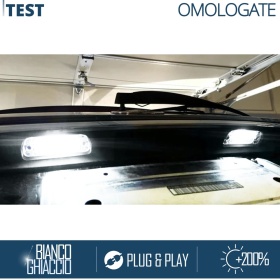 2 Luces de Matricula LED para MERCEDES Clase R, ML, GL CANBUS 6.500K BLANCO FRIO Plug & Play