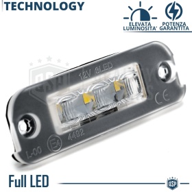 2 Luces de Matricula LED para MERCEDES Clase R, ML, GL CANBUS 6.500K BLANCO FRIO Plug & Play