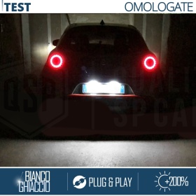 2 Luces de Matricula LED para Alfa Romeo MITO (08-18) | CANBUS 18 LED 6.500K BLANCO FRIO Plug & Play