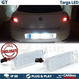 2 Luces de Matricula LED para Alfa Romeo GT (03-10) | CANBUS 18 LED 6.500K BLANCO FRIO Plug & Play