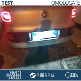 2 Luces de Matricula LED para FIAT 500L (2012-) | CANBUS 18 LED 6.500K BLANCO FRIO Plug & Play