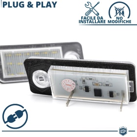 2 Luces de Matricula LED para Audi A6 C5 Avant | Canbus 6500K Blanco Frío | Plug & Play