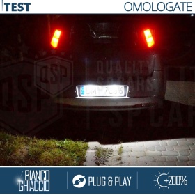 2 Luces de Matricula LED para FIAT GRANDE PUNTO 199 (05-12) | CANBUS 18 LED 6.500K BLANCO FRIO Plug & Play