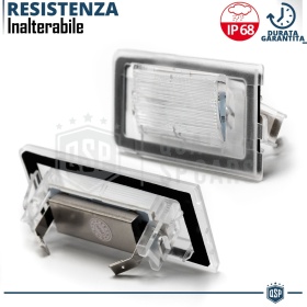 2 Luces de Matricula LED para Audi TT 8N Canbus 6500K Blanco Frío | Plug & Play