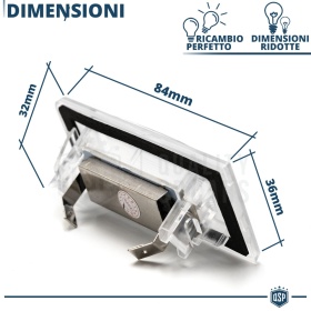 2 Luces de Matricula LED para Audi TT 8N Canbus 6500K Blanco Frío | Plug & Play