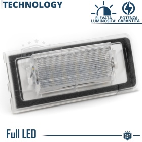 2 Luces de Matricula LED para Audi TT 8N Canbus 6500K Blanco Frío | Plug & Play
